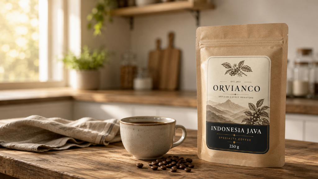 Orvianco Indonesia Java Whole Bean Coffee