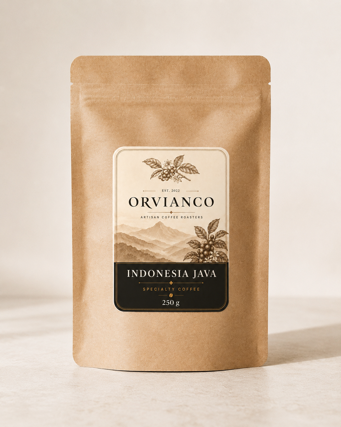 Orvianco Indonesia Java Whole Bean Coffee