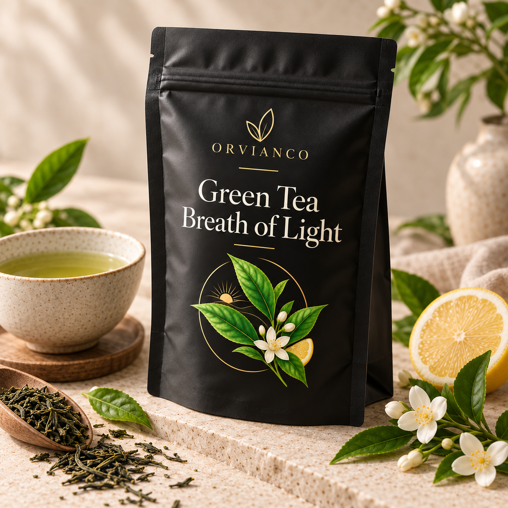 Orvianco Green Tea Breath of Light lifestyle product photo